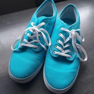 Sky blue vans size 7.5 woman's